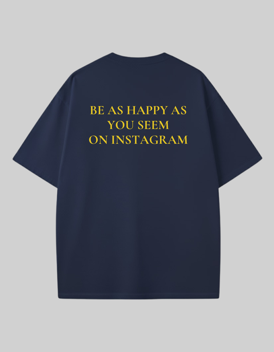 Instagram Unisex Oversized Classic T-Shirt