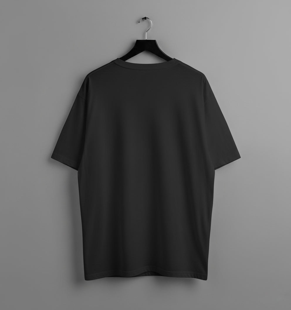 Badhiya Bande Hood Pe (Black) | Unisex Oversized Classic T-Shirt