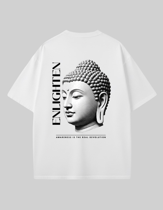 Enlighten Buddha Unisex Oversized T-Shirt